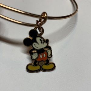 Alex and Ani Disney Classic Mickey Mouse rose gold tone bracelet